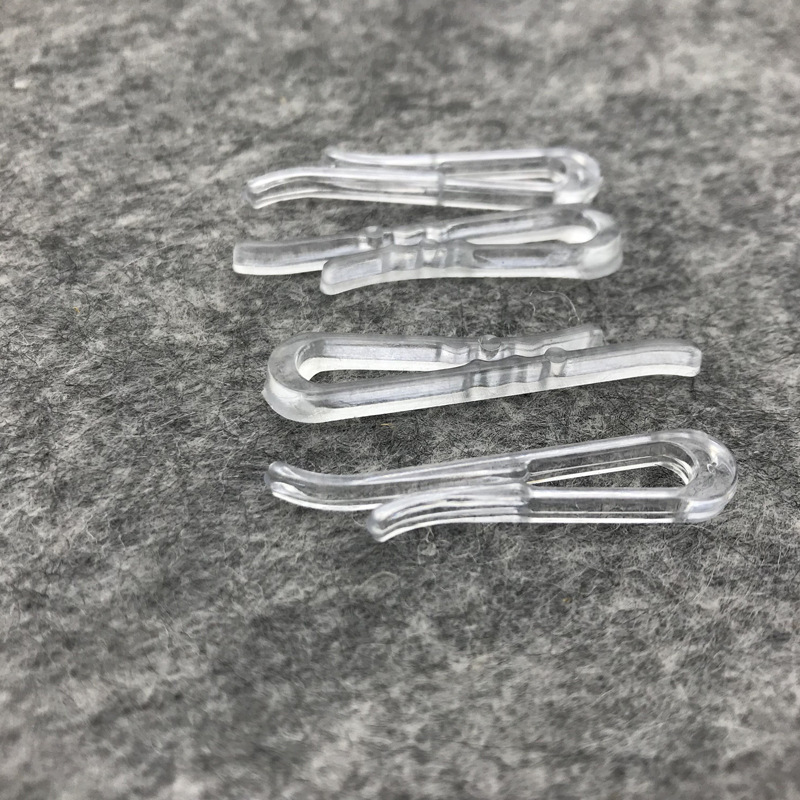 Factory direct clothing plastic transparent shirt clip non-slip shirt clip fixed anti-blast pleated skirt clip JK uniform