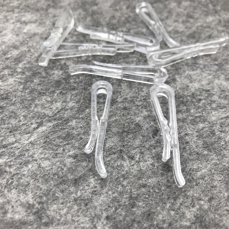 Factory direct clothing plastic transparent shirt clip non-slip shirt clip fixed anti-blast pleated skirt clip JK uniform