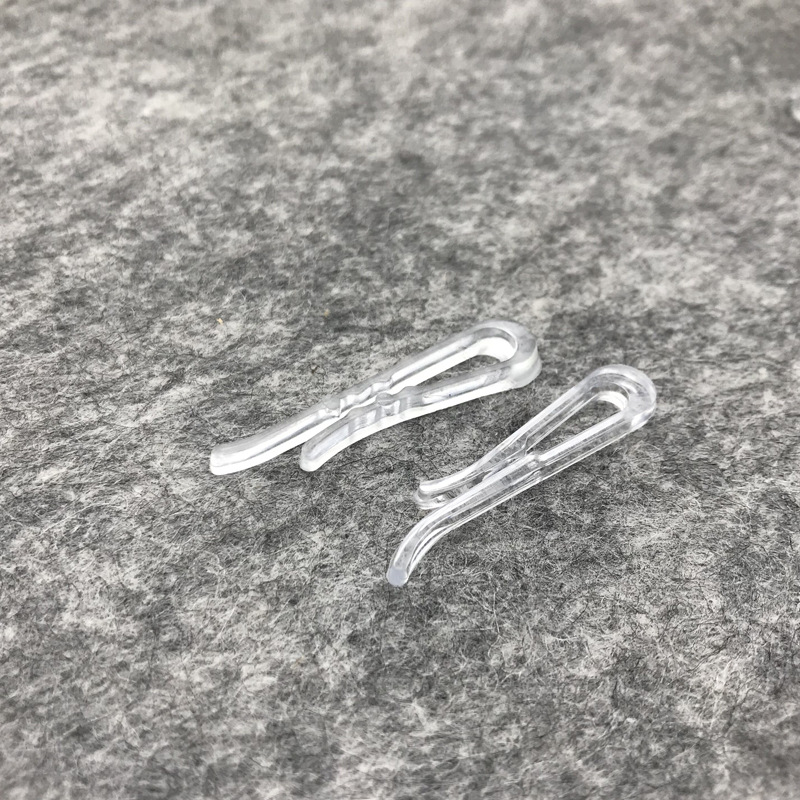 Factory direct clothing plastic transparent shirt clip non-slip shirt clip fixed anti-blast pleated skirt clip JK uniform
