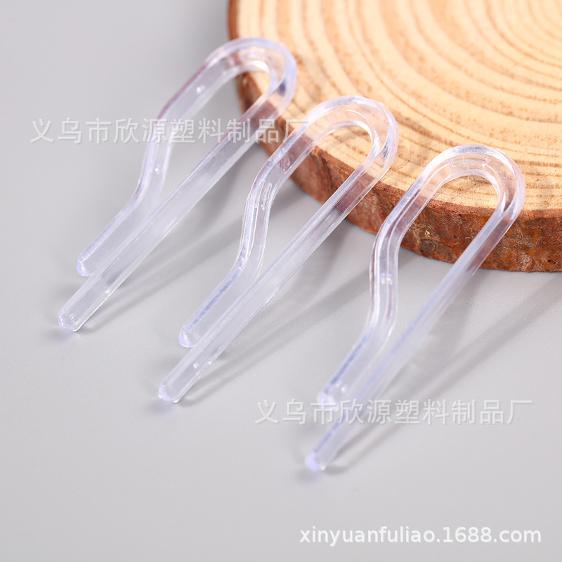 Clothes&#039; Packaging Square Clip Shirt Shirt Clip Nine Words Toothed Toothless Plastic Clip Fixing Buckle Clothing Accessories Wholesale