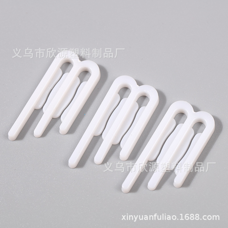 Clothes&#039; Packaging Square Clip Shirt Shirt Clip Nine Words Toothed Toothless Plastic Clip Fixing Buckle Clothing Accessories Wholesale