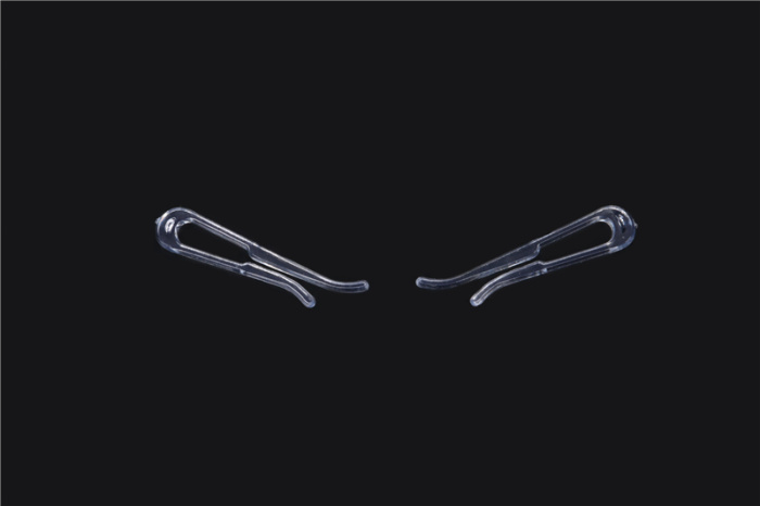 Clothing shirt clip plastic buckle transparent plastic clip Clothing shirt clip plastic buckle transparent plastic clip