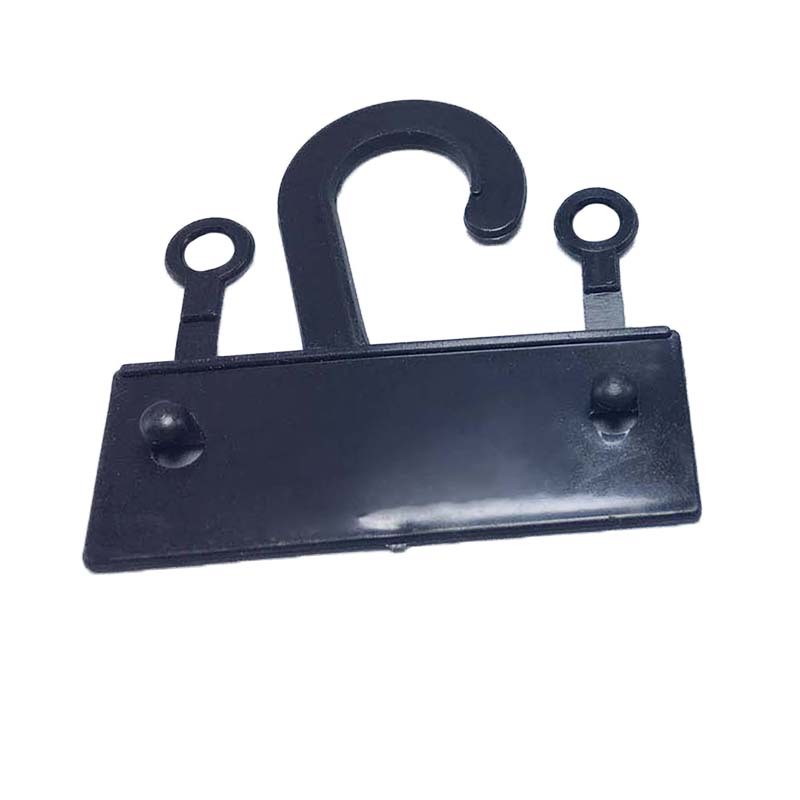 Spot Trademark Double Snap-Fastener Hook Packaging Bag Box Hook Card Paper Plastic Tablet Double Buckle Hook Paper Card Plastic Hook