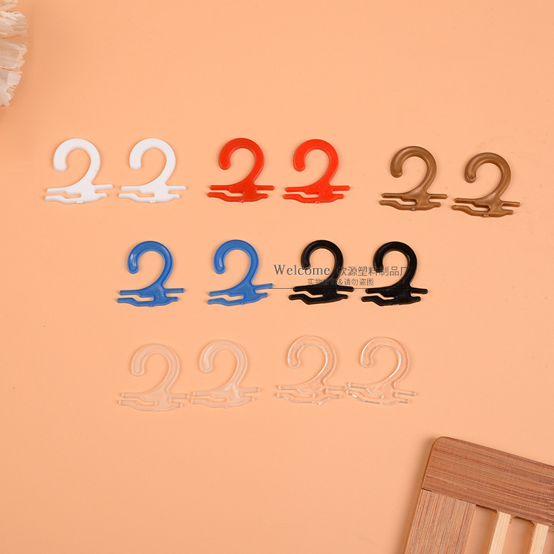 Wholesale plastic hook box hook packaging bag plastic hook 2 - word ask - type aircraft hole-hook hook hook