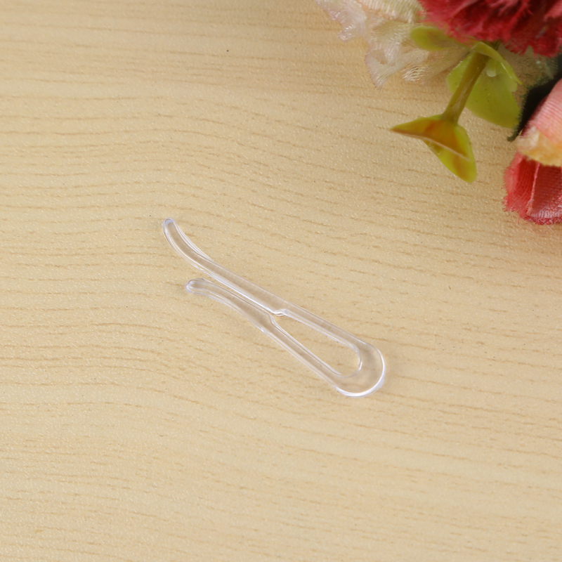 Manufacturer&#039;s direct selling shirt clip without teeth small size clip plastic shirt clip fixed transparent shirt clip