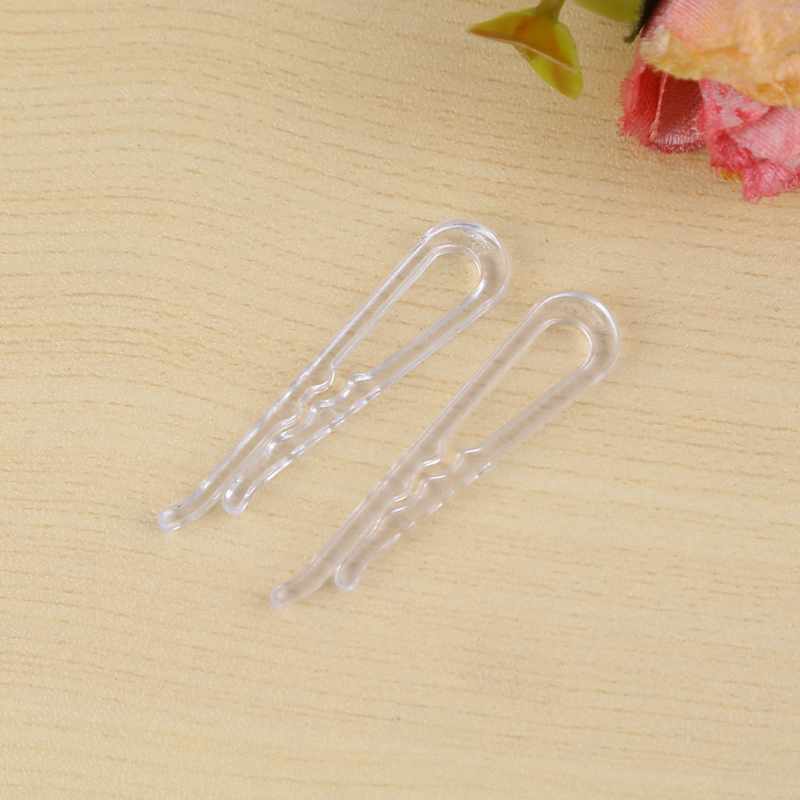 Manufacturer&#039;s direct selling shirt clip without teeth small size clip plastic shirt clip fixed transparent shirt clip