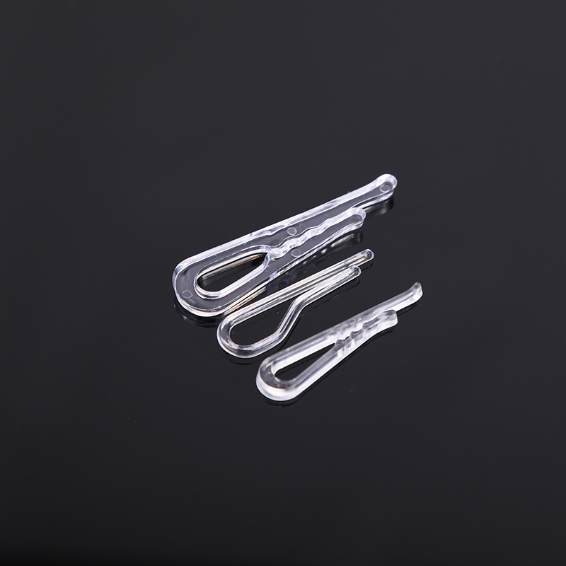 Powerful Manufacturers Shirt Packaging Clip Plastic Clip Transparent Shirt Clip Shirt Fixing Clip Hidden Undergarment Clip Spot