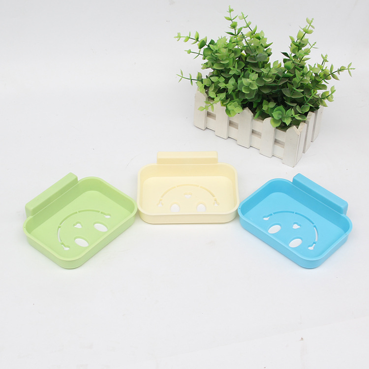 Manufacturers direct marketing creative plastic face - free hook linked bar soap box Manufacturers direct marketing creative plastic face - free hook linked bar soap box
