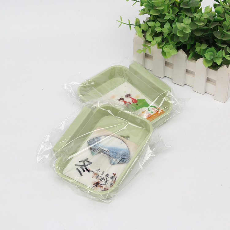 Manufacturers direct marketing creative plastic face - free hook linked bar soap box Manufacturers direct marketing creative plastic face - free hook linked bar soap box