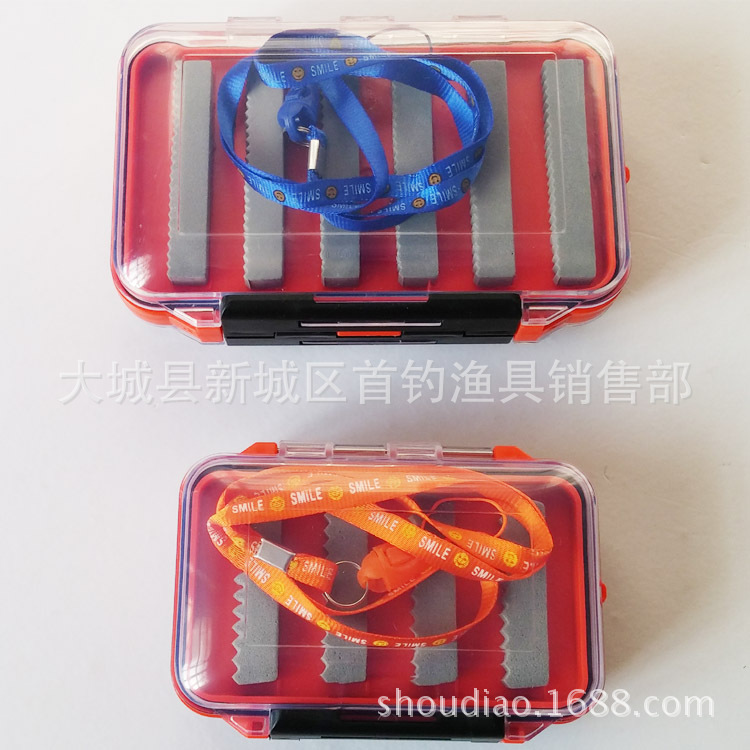 Cross-Border Hot Selling Plastic Fly Fly Hook Box Fishhook Box Hook Box Insect Road Yafei Fishing Bait Box Wool Hook Accessory Box