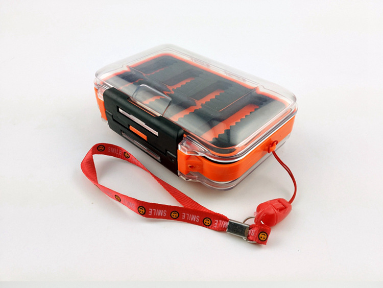 Cross-Border Hot Selling Plastic Fly Fly Hook Box Fishhook Box Hook Box Insect Road Yafei Fishing Bait Box Wool Hook Accessory Box