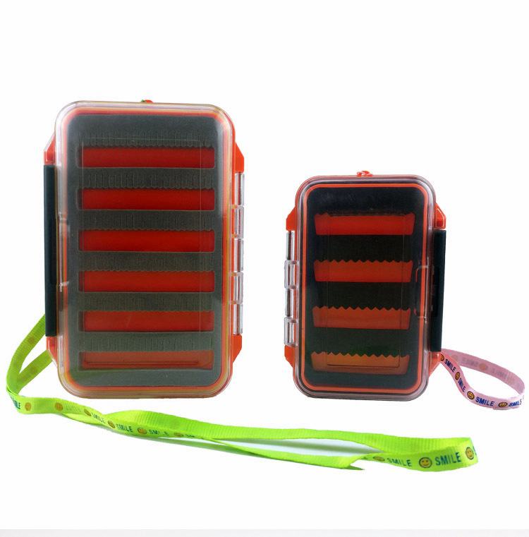 Cross-Border Hot Selling Plastic Fly Fly Hook Box Fishhook Box Hook Box Insect Road Yafei Fishing Bait Box Wool Hook Accessory Box