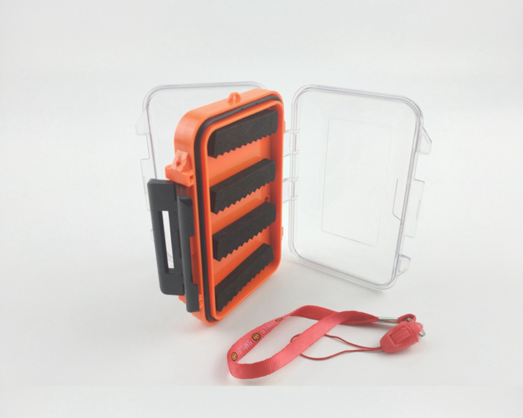 Cross-Border Hot Selling Plastic Fly Fly Hook Box Fishhook Box Hook Box Insect Road Yafei Fishing Bait Box Wool Hook Accessory Box