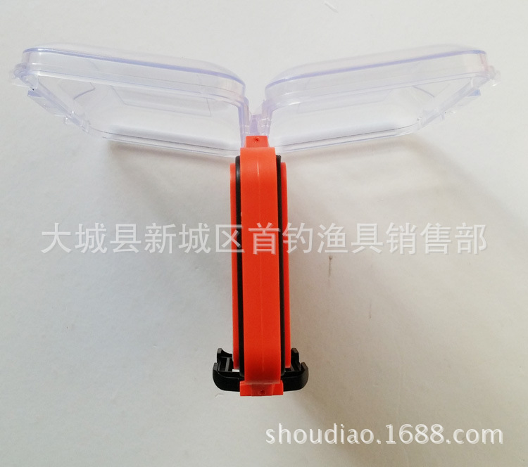 Cross-Border Hot Selling Plastic Fly Fly Hook Box Fishhook Box Hook Box Insect Road Yafei Fishing Bait Box Wool Hook Accessory Box