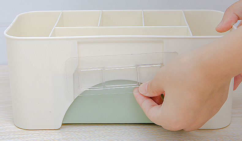 Transparent No Trace Stickers Plastic Buckle Tissue Box Patch Storage Snap Hook Trough Plate Velcro Fastener Earring Wall Sticker