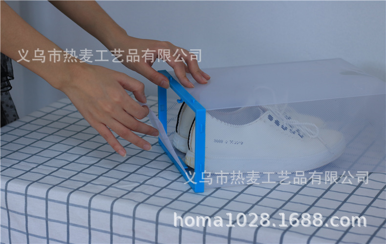 Hot Wheat Manufacturer Pp Plastic Thickened Men and Women Transparent Shoe Box Color Box Sundries Shoe Cabinet Hook Storage Box Hot Wheat Manufacturer Pp Plastic Thickened Men and Women Transparent Shoe Box Color Box Sundries Shoe Cabinet Hook Storage Box