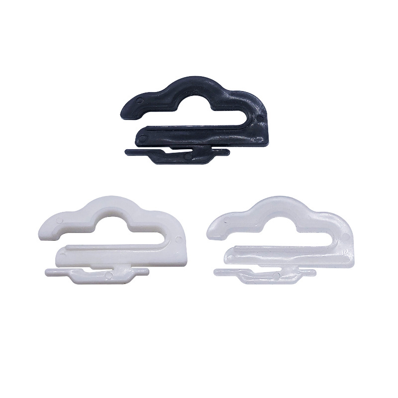 Black and White Plastic Hook Creative Personalized and Cute Cloud Sock Packing Hanger Clothes Display Box Hook Manufacturer Batch