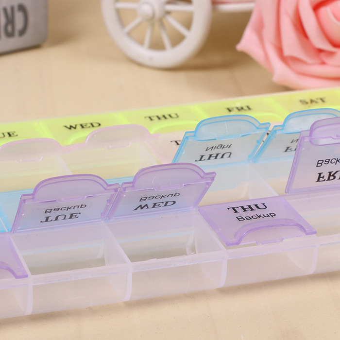 Jewelry transparent plastic box multi-grid with mentalized storage box beads accessories box 28 Jewelry transparent plastic box multi-grid with mentalized storage box beads accessories box 28