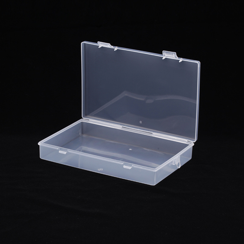 New Arrival Hot Sale Portable with Cover Mask Storage Box Transparent Plastic Box with Hook Pp Plastic Package Box