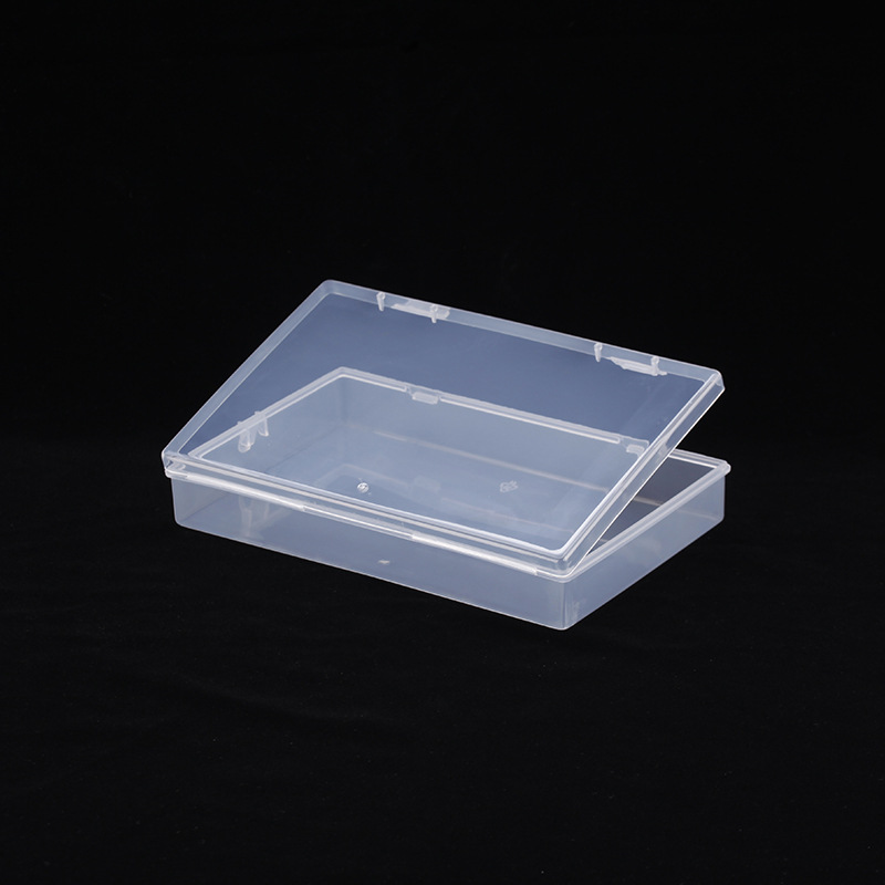 New Arrival Hot Sale Portable with Cover Mask Storage Box Transparent Plastic Box with Hook Pp Plastic Package Box