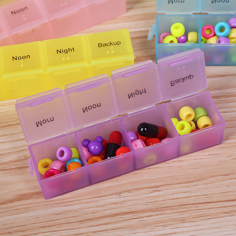 28 Grid Color Transparent Plastic Box Daily Necessities Jewelry Box Storage Box Plastic Storage Box Storage Box Sewing Kit