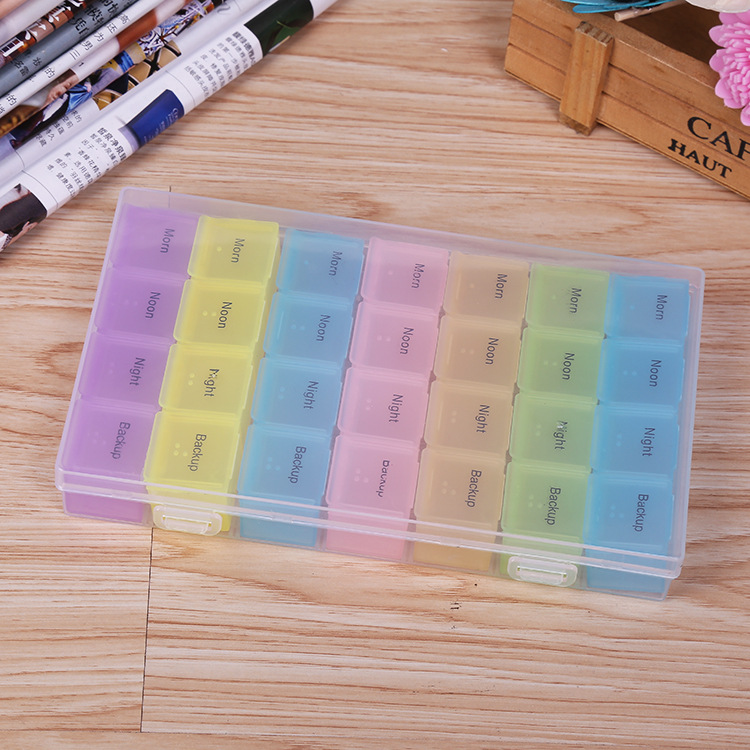 28 Grid Color Transparent Plastic Box Daily Necessities Jewelry Box Storage Box Plastic Storage Box Storage Box Sewing Kit 28 Grid Color Transparent Plastic Box Daily Necessities Jewelry Box Storage Box Plastic Storage Box Storage Box Sewing Kit