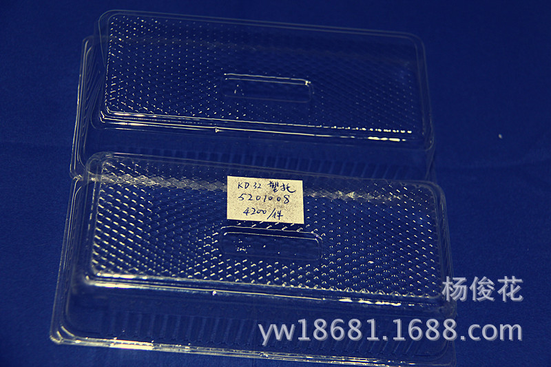Disposable box with transparent plastic box rectangular shallow plastic boxes Disposable box with transparent plastic box rectangular shallow plastic boxes
