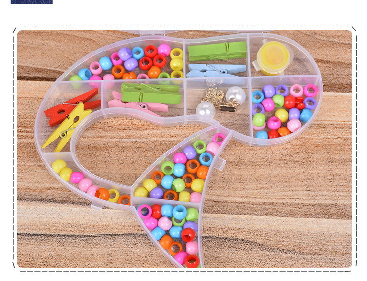 Mermaid storage box lovely transparent plastic box gift box Mermaid storage box lovely transparent plastic box gift box