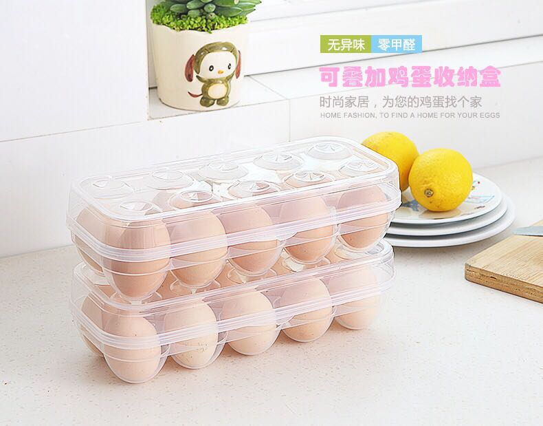 Wholesale kitchen egg storage box transparent plastic box refrigerator food preservation box egg lattice egg box Wholesale kitchen egg storage box transparent plastic box refrigerator food preservation box egg lattice egg box