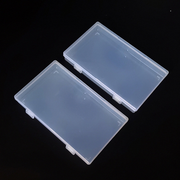 X63-04 Mask box Portable PP transparent plastic box Student mask storage box is dustproof and moisture-proof and easy to carry