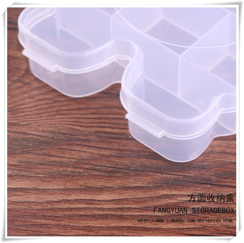 Cartoon Image Storage Box Multi-Function Storage Box Transparent Plastic Box