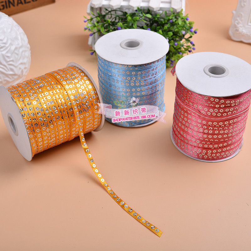 Jacquard Polyester Printed Tape Ribbon Two cm Mesh Colorful Ribbon Color Box Packaging Wedding Gifts Satin Ribbon Wholesale