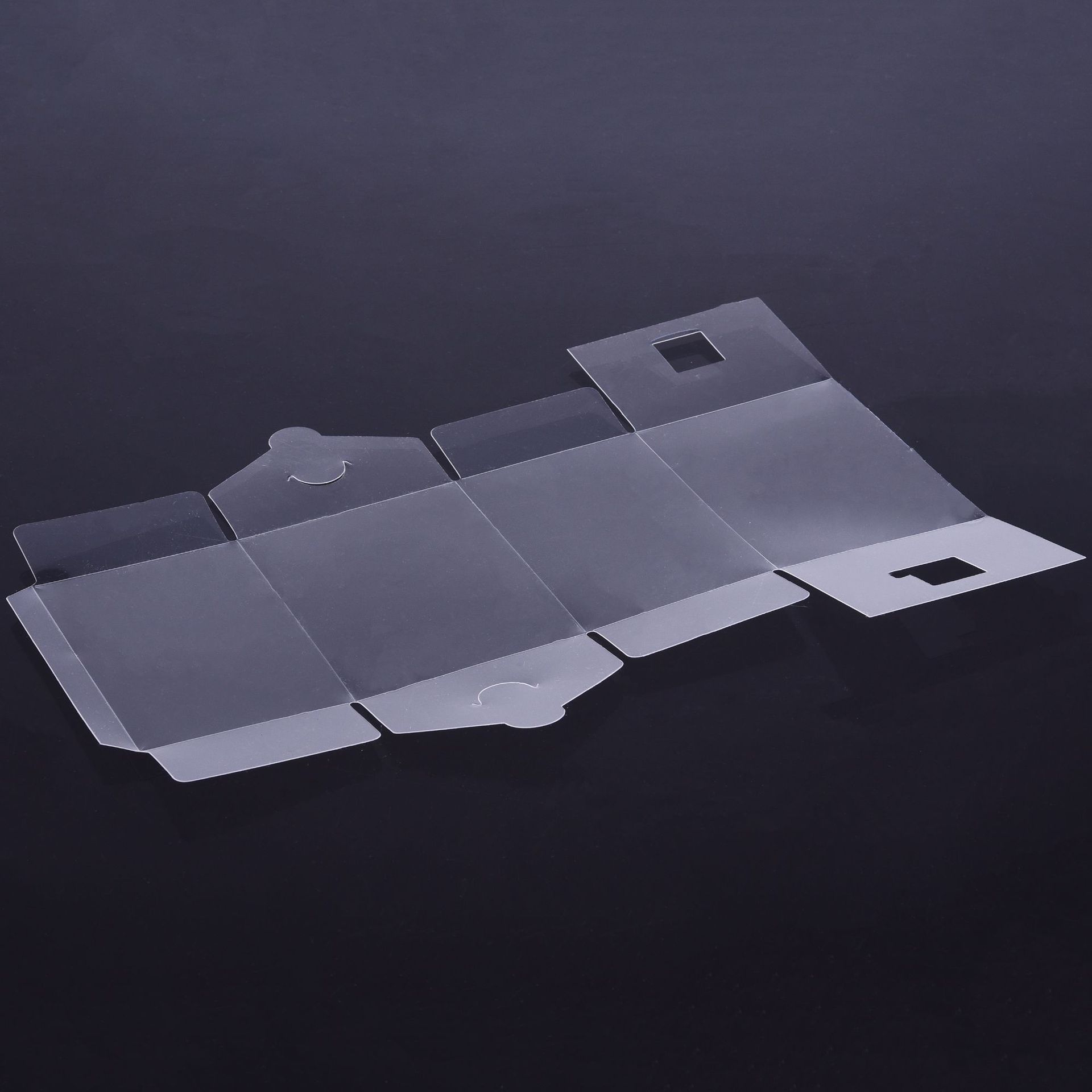 PVC packaging box PVC plastic box PP frosted folding box PET transparent plastic box