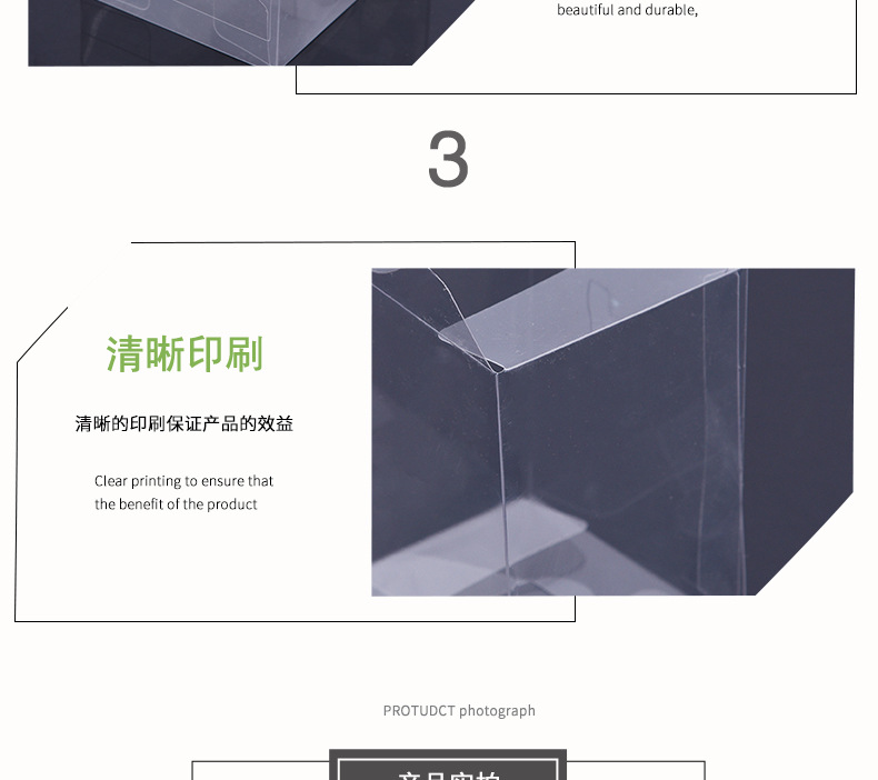 PVC packaging box PVC plastic box PP frosted folding box PET transparent plastic box