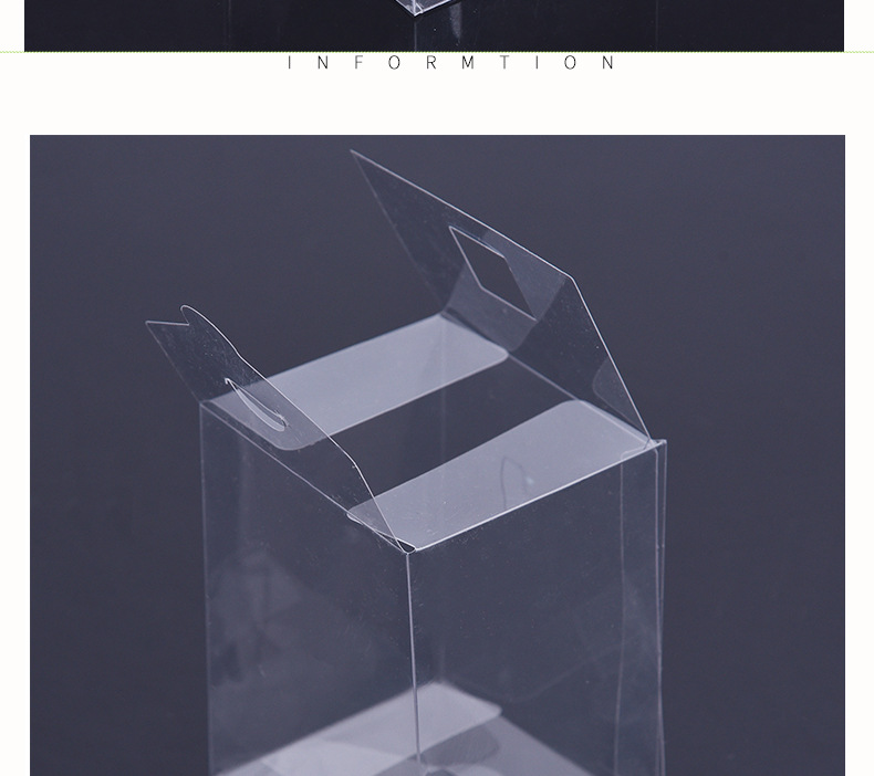 PVC packaging box PVC plastic box PP frosted folding box PET transparent plastic box