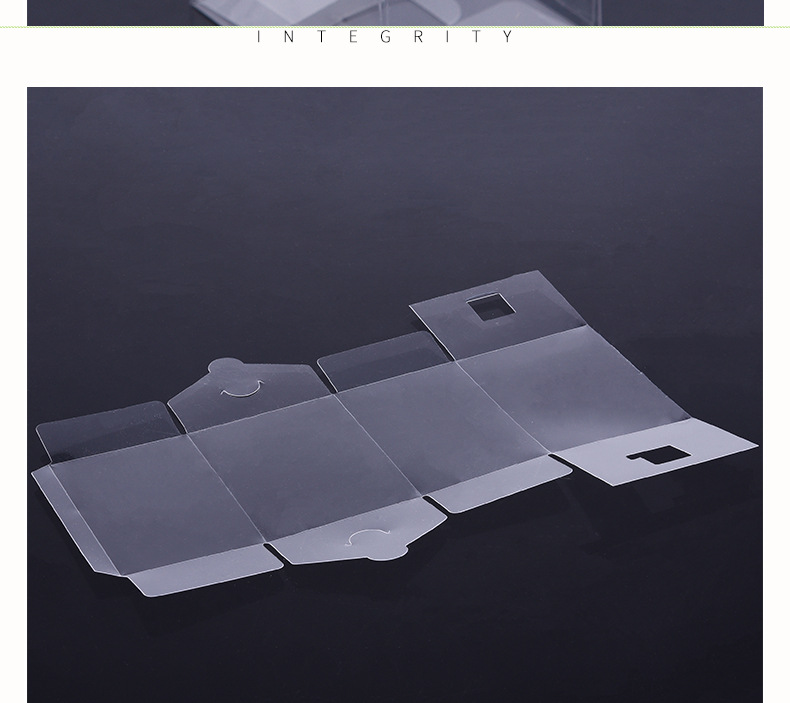 PVC packaging box PVC plastic box PP frosted folding box PET transparent plastic box