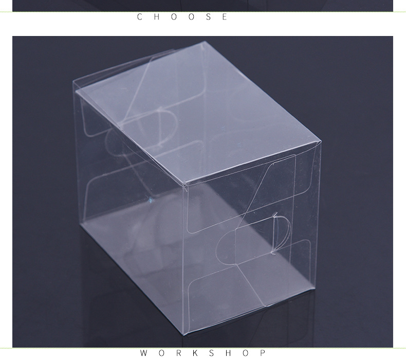 PVC packaging box PVC plastic box PP frosted folding box PET transparent plastic box