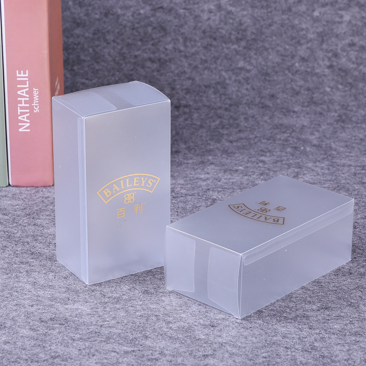 Customized Pet Environmental Protection Transparent Plastic Box PVC Packing Box Pp Epoxy Resin Glue Twill Box Customizable Logo