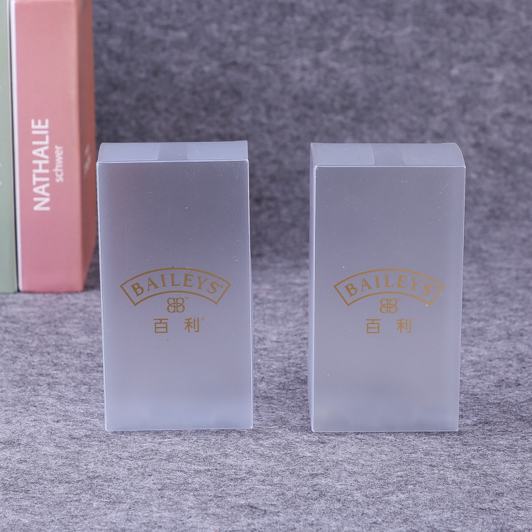 Customized Pet Environmental Protection Transparent Plastic Box PVC Packing Box Pp Epoxy Resin Glue Twill Box Customizable Logo