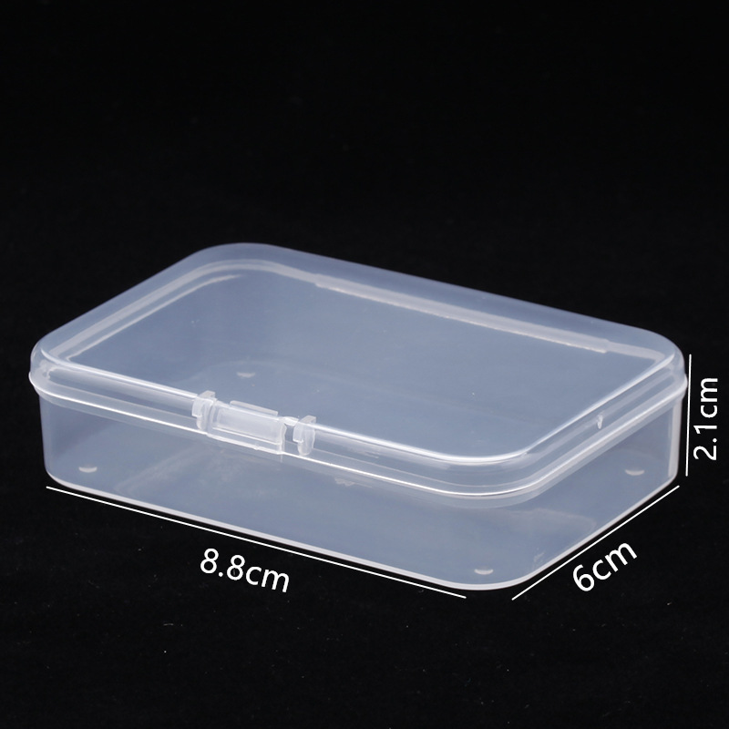 New Arrival Hot Sale Transparent Plastic Box Pp Spare Parts Box with Lid Product Packaging Storage Box Can Be Customized