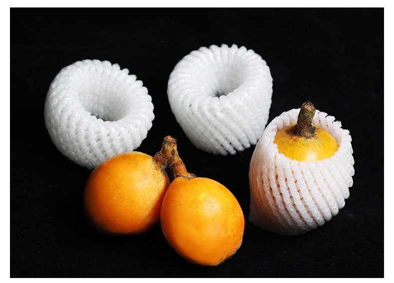 Fruit Plastic Net Cover Apple Pear Egg Macaque Peach Shockproof Foam Packaging Strawberry Thickened Protection Mesh Bag