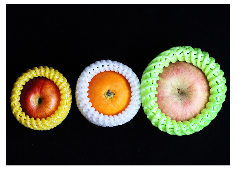 Fruit Plastic Net Cover Apple Pear Egg Macaque Peach Shockproof Foam Packaging Strawberry Thickened Protection Mesh Bag