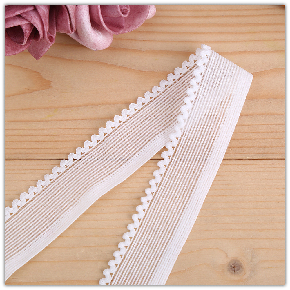 Boud Edage Belt Mesh Elastic Band High Quality Hollow Elastic Band Wedding Packaging Tape Lace Baby Hair Band Accessories