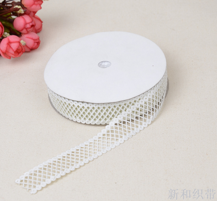 Ultrasonic embossing and hollowed-out mesh DIY packaging accessories.