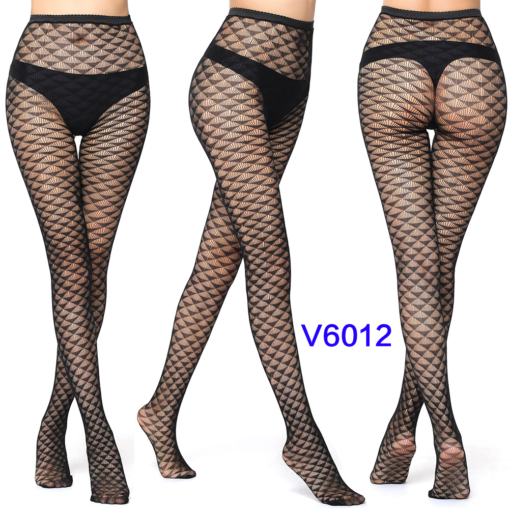 Factory Sales Mesh Stockings Sexy Stockings Bottoming Pantyhose Fishnet Eyes Jacquard Mesh Stockings Independent Packaging