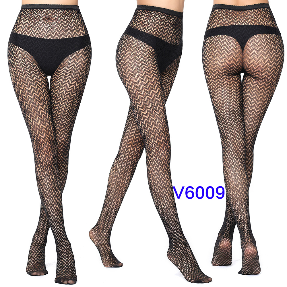 Factory Sales Mesh Stockings Sexy Stockings Bottoming Pantyhose Fishnet Eyes Jacquard Mesh Stockings Independent Packaging