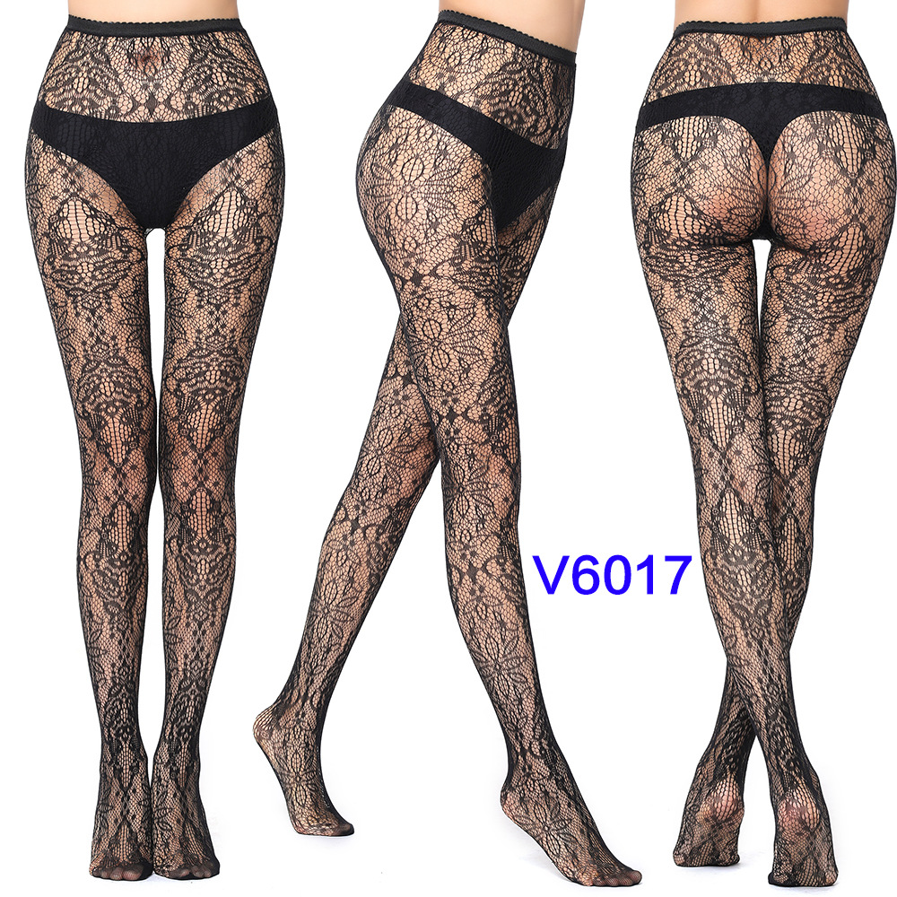 Factory Sales Mesh Stockings Sexy Stockings Bottoming Pantyhose Fishnet Eyes Jacquard Mesh Stockings Independent Packaging