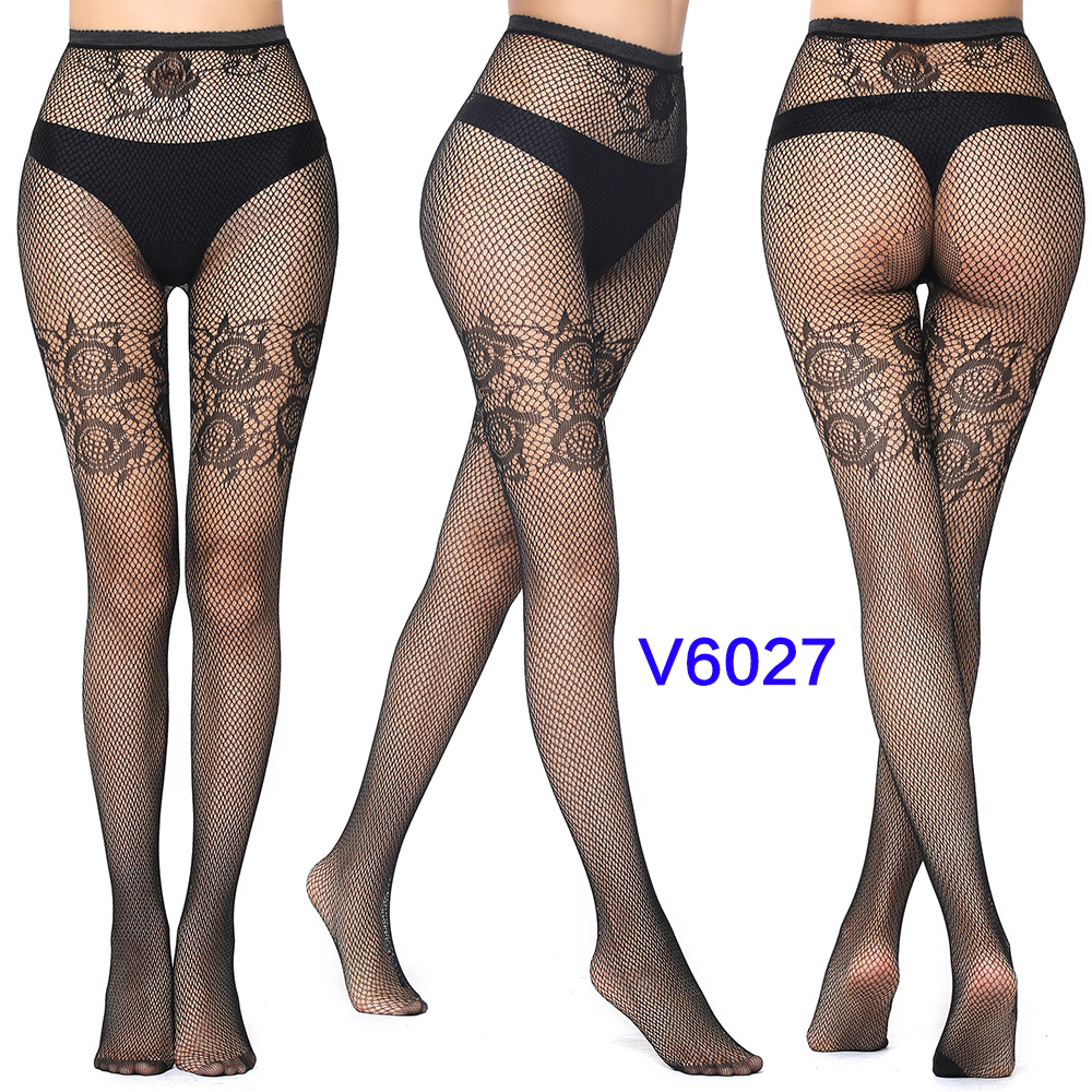 Factory Sales Mesh Stockings Sexy Stockings Bottoming Pantyhose Fishnet Eyes Jacquard Mesh Stockings Independent Packaging