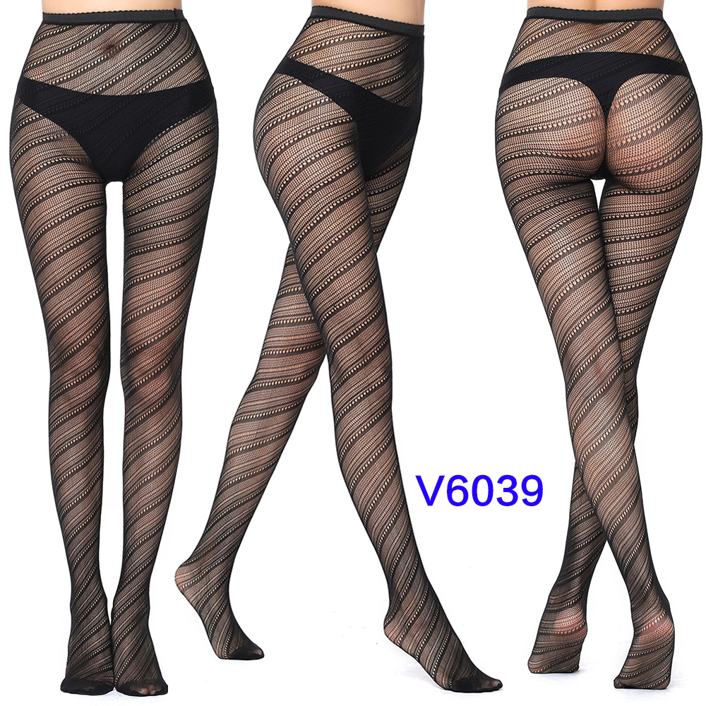 Factory Sales Mesh Stockings Sexy Stockings Bottoming Pantyhose Fishnet Eyes Jacquard Mesh Stockings Independent Packaging