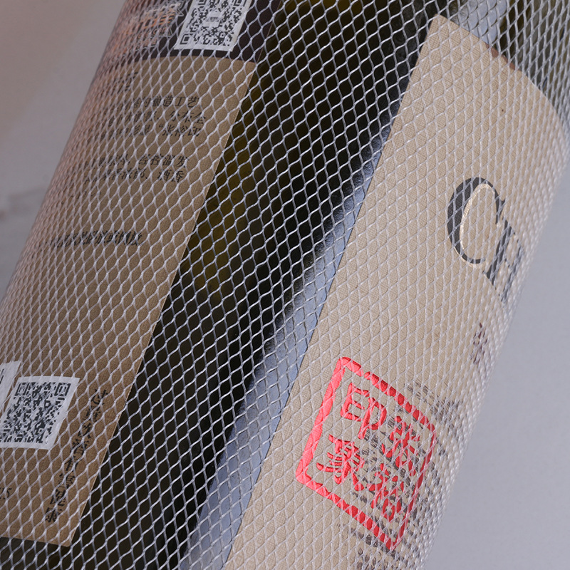 Red Wine Bottle the Wine Bottle Net Cover Wholesale Plastic Net Cover Net Cover Packaging Net Small Mesh Thickened Plastic Protective Net Cover